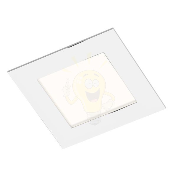 SLENDER SQ 8 süllyesztett lámpa  króm 230V LED 3W  3000K