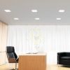 SLENDER SLIM SQ 22 süllyesztett lámpa  matt nikkel 230V LED 30W  3000K