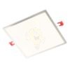SLENDER SLIM SQ 22 süllyesztett lámpa  matt nikkel 230V LED 30W  3000K