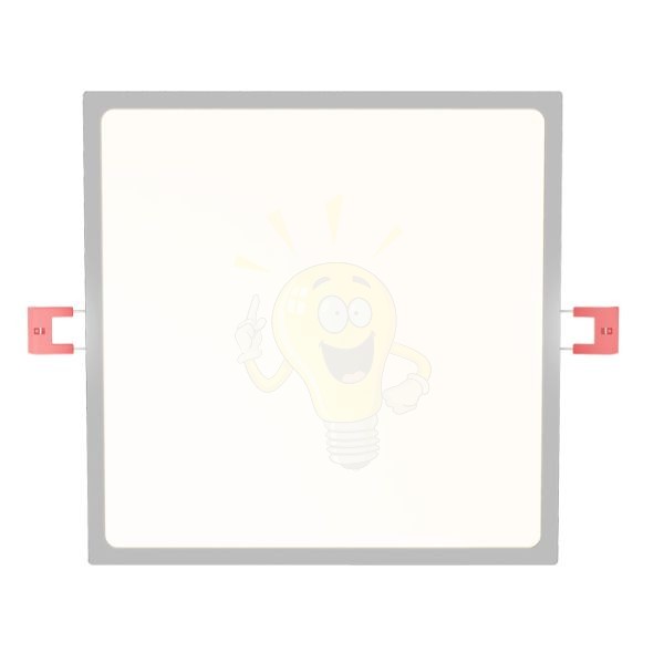 SLENDER SLIM SQ 22 süllyesztett lámpa  fekete króm 230V LED 30W  3000K