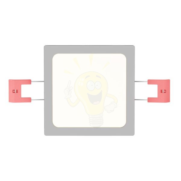 SLENDER SLIM SQ 9 süllyesztett lámpa  fekete króm 230V LED 8W  3000K
