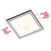 SLENDER SLIM SQ 9 süllyesztett lámpa  fekete króm 230V LED 8W  3000K