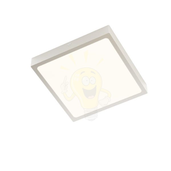 SLENDER SLIM SQ 17 felületre szerelhető  matt nikkel 230V LED 24W  3000K