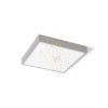 SLENDER SLIM SQ 17 felületre szerelhető  fekete króm 230V LED 24W  3000K