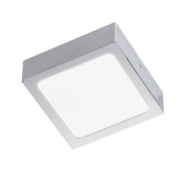 Kép SLENDER SLIM SQ 9 felületre szerelhető  fekete króm 230V LED 8W  3000K