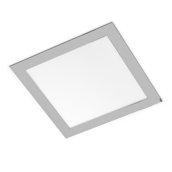 Kép SLENDER SQ 22 süllyesztett lámpa  fekete króm 230V LED 18W  3000K