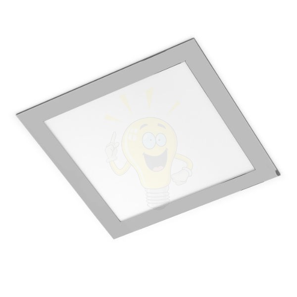 SLENDER SQ 22 süllyesztett lámpa  fekete króm 230V LED 18W  3000K