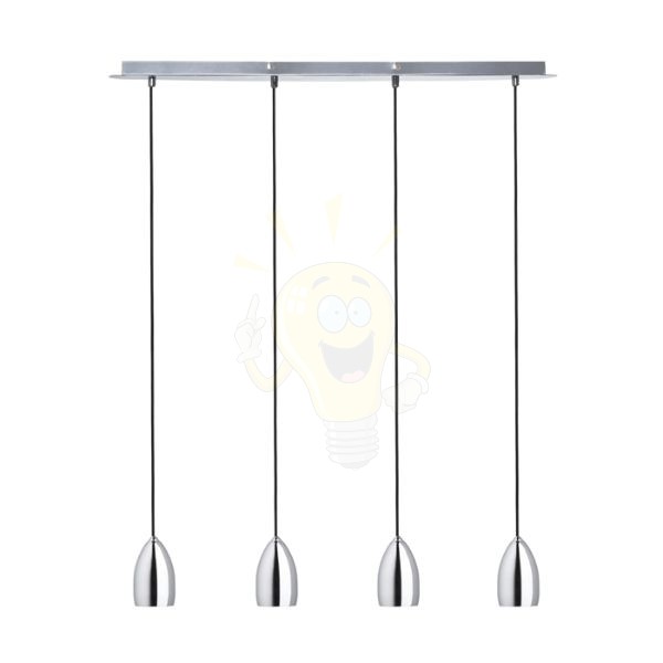 Kép BABADES IV függőlámpa  króm 230V GU10 4x35W
