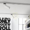 FANGIO háromfázisú áramkörös sínre ezüstszürke  230V LED 25W 36°  3000K