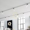 FANGIO háromfázisú áramkörös sínre ezüstszürke  230V LED 25W 36°  3000K