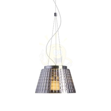 Kép CORONA függő lámpa  krómozott üveg 230V LED E27 15W