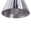 CORONA függő lámpa  krómozott üveg 230V LED E27 15W