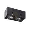 ELECTRA II  fekete  230V GU10 2x50W