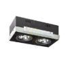 Kép ELECTRA II  fekete  12V LED G53 2x15W