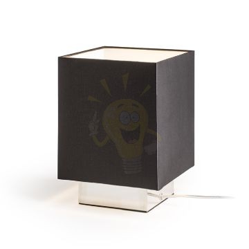 Kép MONACO asztali lámpa fekete króm 230V LED E27 15W