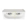 DINGO GU10 II dönthető lámpa gipsz 230V GU10 2x35W