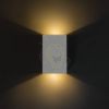 JACK RC LED W fali lámpa  gipsz 230V LED 2x3W  3000K