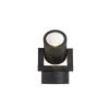 Kép ORIT fali lámpa fekete /alumínium 230V LED 6W 80° IP44  3000K