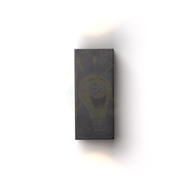 KUBI II antracitszürke 230V LED 2x3W 56° IP54 3000K
