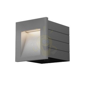 Kép TESS SQ süllyesztett lámpa ezüstszürke 230V LED 3W IP54 3000K