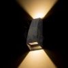 Kép PIA fali lámpa antracitszürke 230V LED 2x3W IP54 3000K