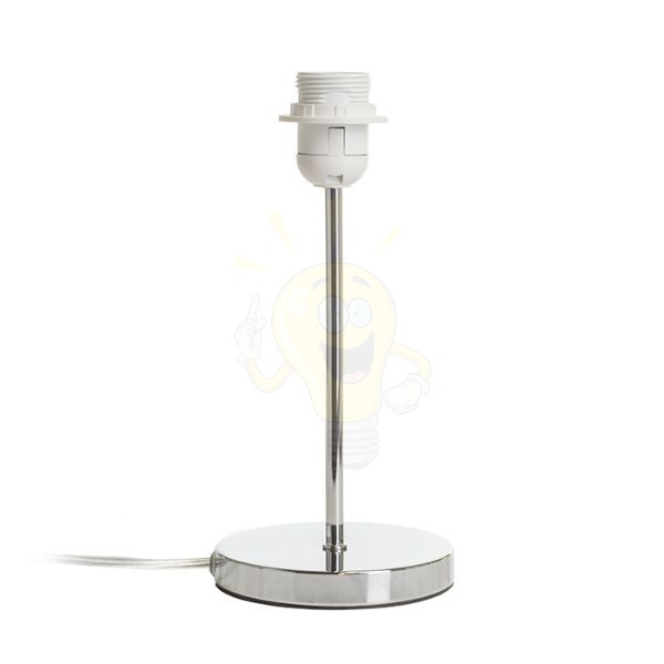 Kép NYC asztali lámpatest  króm 230V LED E27 15W