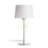 Kép BROADWAY asztali lámpa fehér króm 230V LED E27 15W