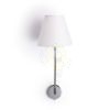 Kép SILENCE fali lámpa fehér króm 230V LED E27 15W