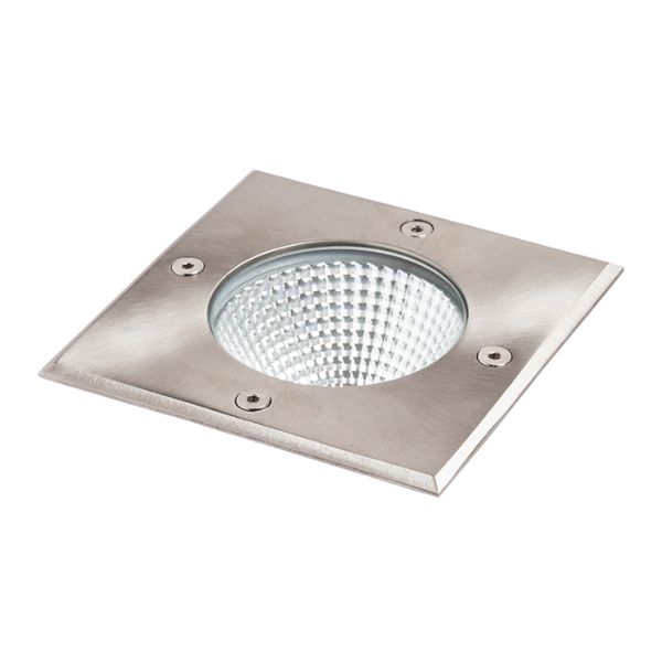 Kép RIZZ SQ 125 rozsdamentes acél 230V LED 7W 41° IP67 3000K