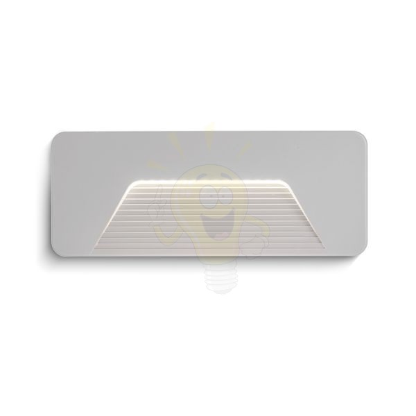 Kép RENO SQ INDR fali lámpa szürke 230V LED 3W IP65 3000K