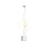 DADOS függö lámpa opál üveg/króm 230V E27 28W