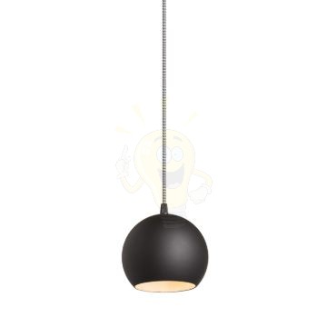 Kép COPA függő lámpa fekete üveg 230V LED E27 11W