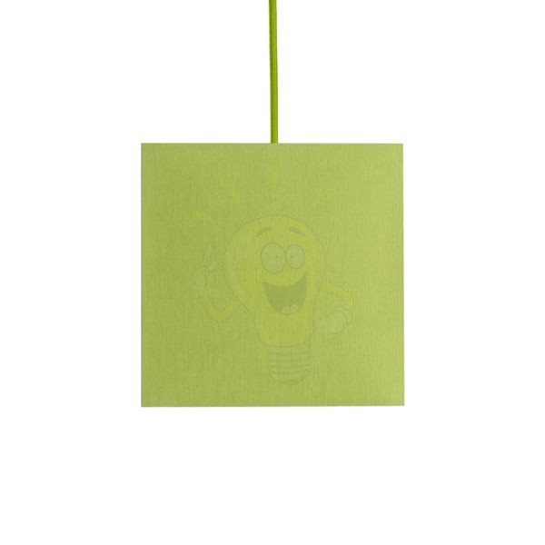 Kép TEMPO 15/15 lámpabúra  Chintz lime/fehér PVC  max. 28W