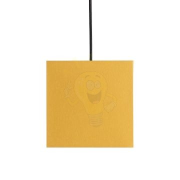 Kép TEMPO 15/15 lámpabúra  Chintz narancssárga/fehér PVC  max. 28W
