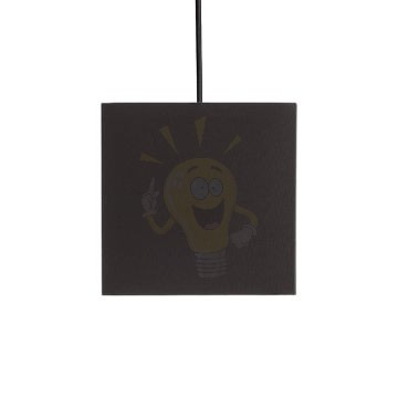 Kép TEMPO 15/15 lámpabúra  Polycotton fekete/arany fólia  max. 28W