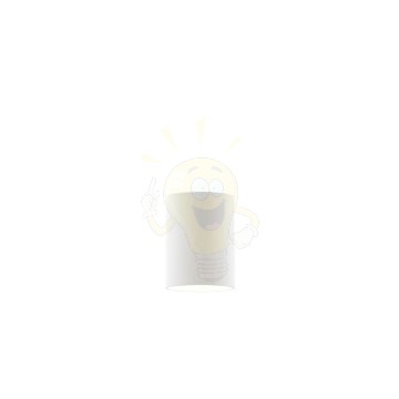 Kép RON 15/20 lámpabúra  Polycotton fehér/fehér PVC  max. 28W