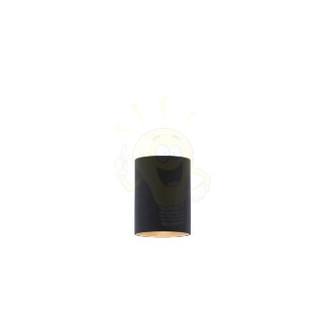 Kép RON 15/20 lámpabúra Polycotton fekete/réz fólia max. 28W