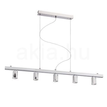 Kép RALLONG V függeszték alap  króm 230V LED E27 5x15W