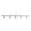 RALLONG V függeszték alap  króm 230V LED E27 5x15W