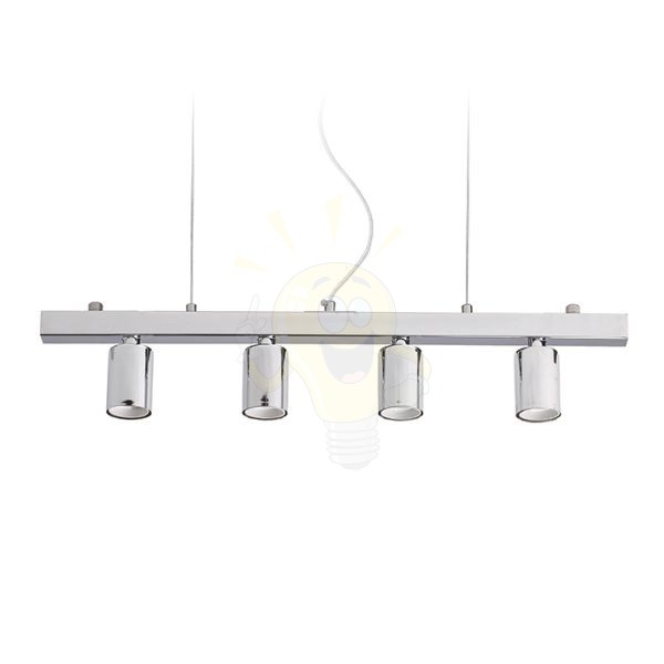 RALLONG IV függeszték alap  króm 230V LED E27 4x15W