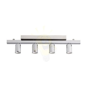 Kép RALLONG IV mennyezeti lámpa alap  króm 230V LED E27 4x15W