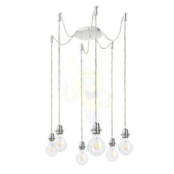 Kép KOMBIX 6 függesztő készlet KA+AK+KF   230V LED E27 6x15W