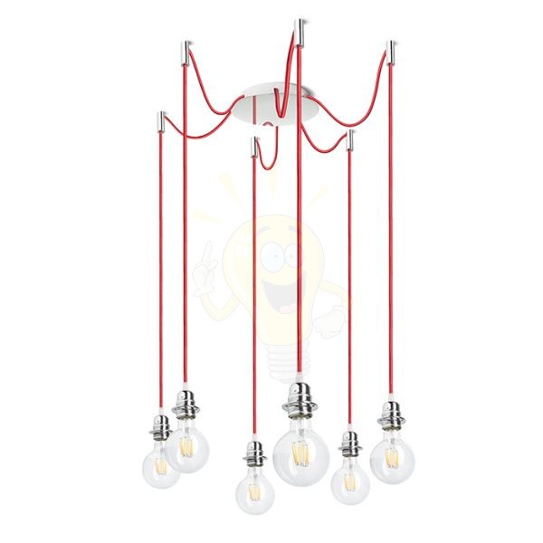 Kép KOMBIX 6 függesztő készlet KA+PK+KF   230V LED E27 6x15W