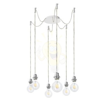 Kép KOMBIX 6 függesztő készlet FEHA+AK+KF   230V LED E27 6x15W