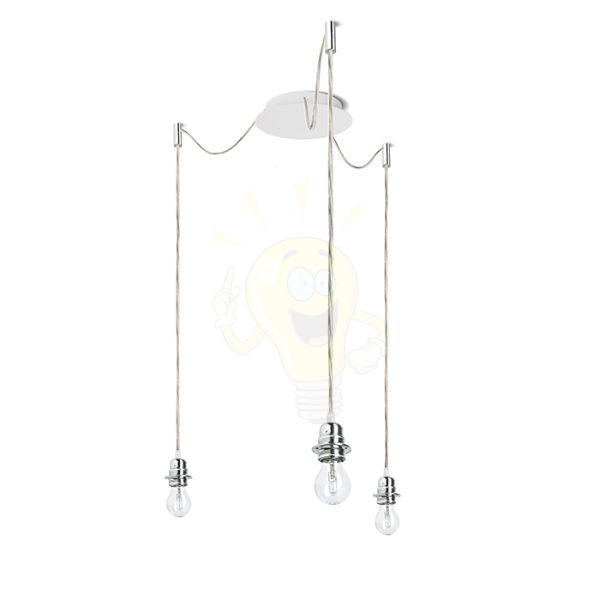 KOMBIX 3 függesztő készlet FEHA+AK+KF   230V LED E27 3x15W