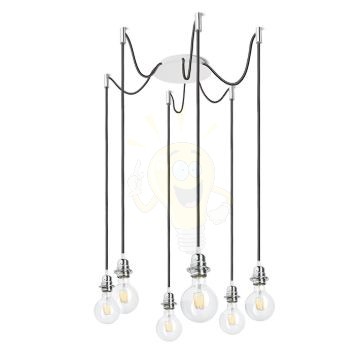 Kép KOMBIX 6 függesztő készlet FEHA+FEKK+KF   230V LED E27 6x15W