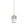 MORE 80 mennyezeti függőlámpa alap  króm 230V LED E27 3x15W