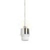 MORE 80 mennyezeti függőlámpa alap  matt nikkel 230V LED E27 3x15W