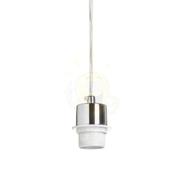 Kép MORE 60 mennyezeti függőlámpa alap  króm 230V LED E27 3x15W