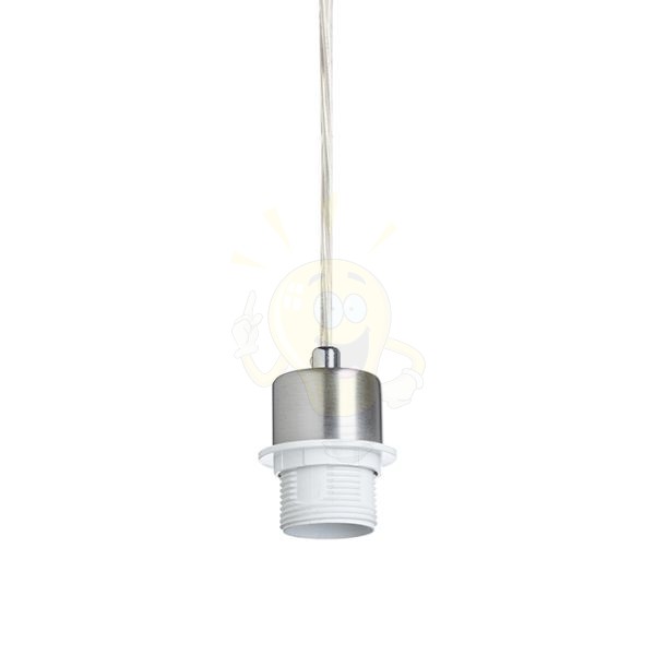 MORE 60 mennyezeti függőlámpa alap  matt nikkel 230V LED E27 3x15W